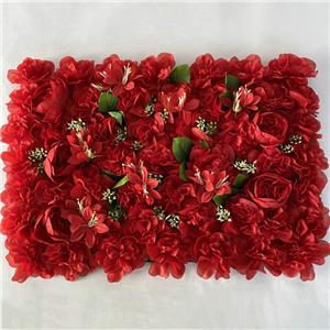 Decorazione del pannello da parete con fiore di peonia in seta