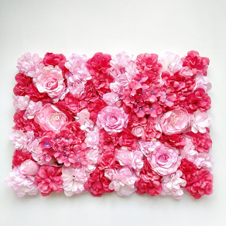Decorazione di nozze Muro di fiori finti