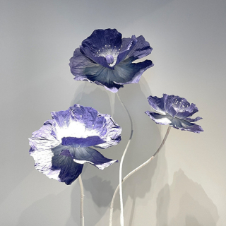 Decorazione per matrimoni con fiori di carta tinta grande
