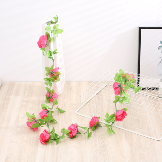 Ghirlande di rose artificiali Edera Vite di rose artificiali