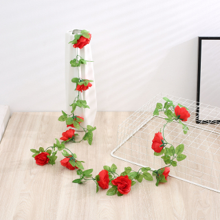 Ghirlande di rose artificiali Edera Vite di rose artificiali