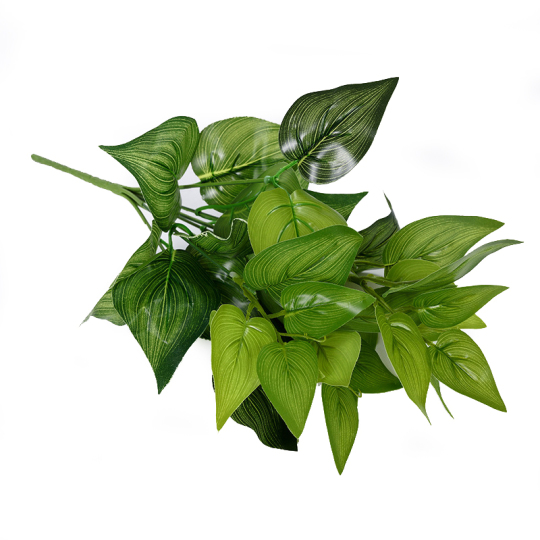 7 फोर्क्स 36 सेमी कृत्रिम प्लास्टिक प्लांट