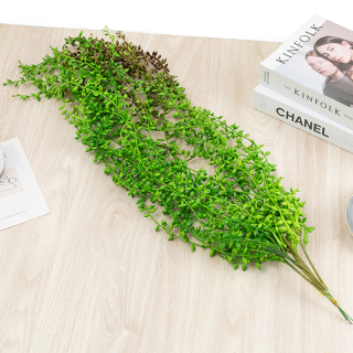 Plante de simulation de haricot bourgeon en plastique de décoration