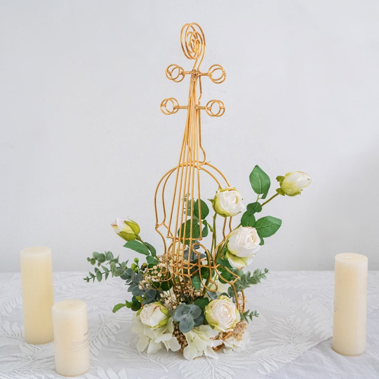 कृत्रिम फूलों के लिविंग रूम की सजावट