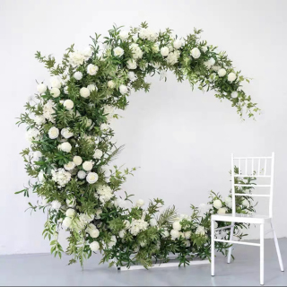 Flower Arch Wedding Decoration Moon Shape Arch