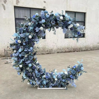 Flower Arch Wedding Decoration Moon Shape Arch
