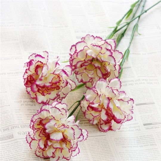 Высококачественная одиночная искусственная гвоздика