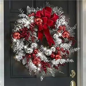 Guirlande de Noël de plantes artificielles