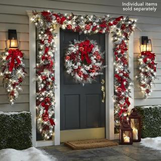 Guirlande de Noël de plantes artificielles