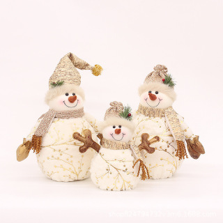 Ornamenti del pupazzo di neve di Natale Decorazione dell'albero di Natale