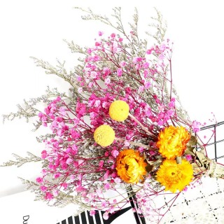 Decorazione di nozze bouquet di fiori secchi