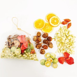 Bougie parfumée DIY aux fruits secs