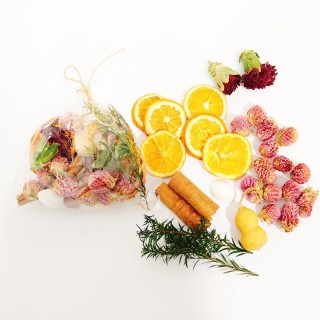 Bougie parfumée DIY aux fruits secs