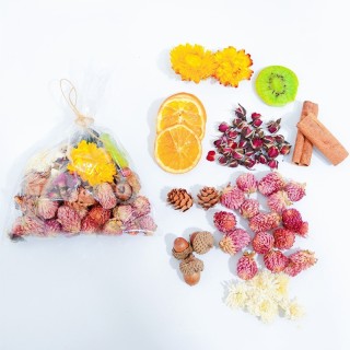 Bougie parfumée DIY aux fruits secs