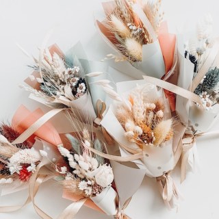 Mini bouquet regalo di fiori secchi