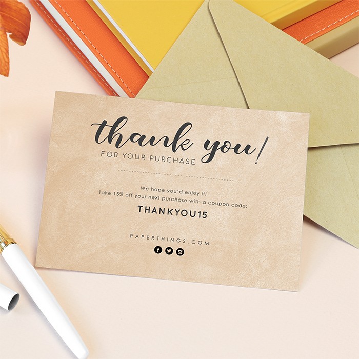 thank you card