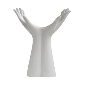 Vase en céramique créatif en forme de main, décor de table
