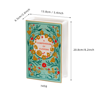 Décor de vase à fleurs de livre en céramique