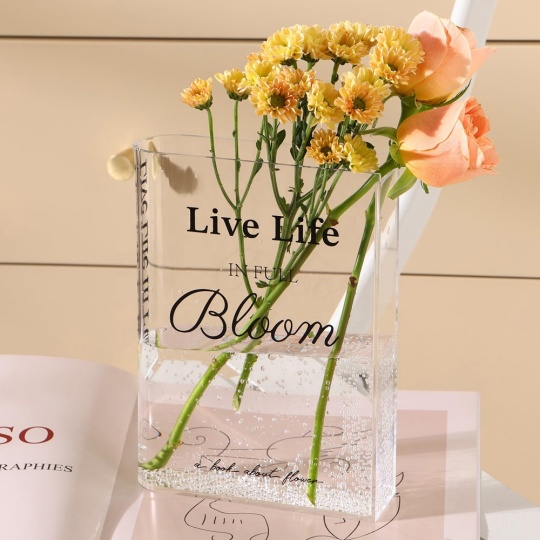 Acrylvase in Buchform