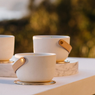 Matte White Candle Container