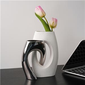 Ensemble de vases d'artisanat créatif d'ornement en céramique