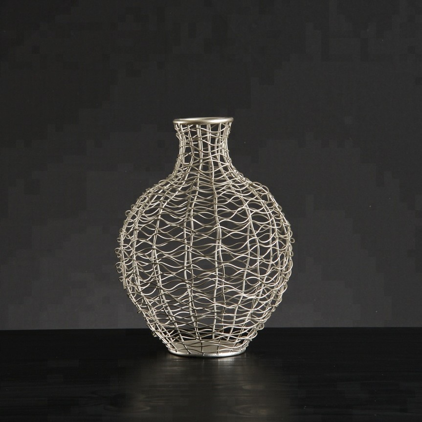 metal vase