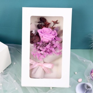 Mini bouquet di rose stabilizzate