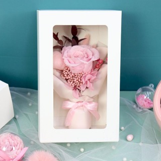 Mini bouquet di rose stabilizzate