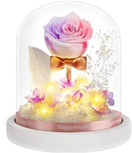 Luxury Glass Dome Forever Roses Gift