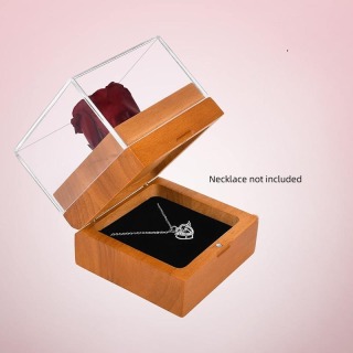 Rose stabilizzate fatte a mano in confezione regalo