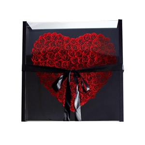 99 rose stabilizzate a forma di cuore
