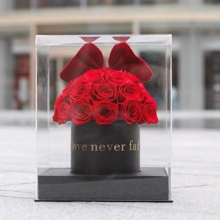 Scatola creativa di rose eterne da 33 teste