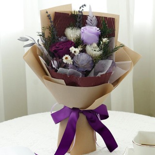 Regalo di bouquet di fiori per sempre