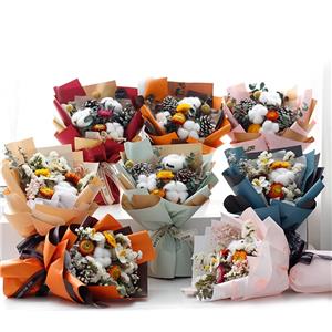 Hadiah Sejambak Bunga Terpelihara Campuran