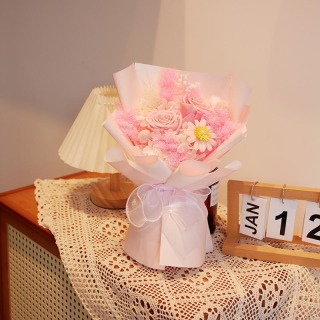 Bouquet di fiori secchi mix di rose eterne