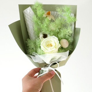 Mini bouquet di fiori eterni decorativi