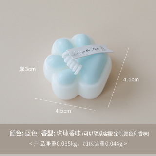 Macskamancs alakú kreatív illatos gyertya