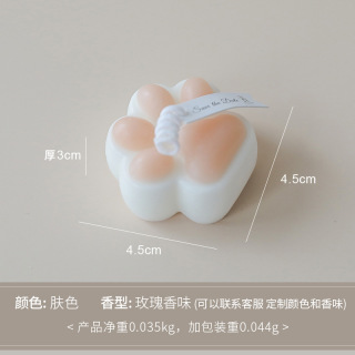 Macskamancs alakú kreatív illatos gyertya