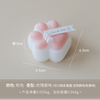 Macskamancs alakú kreatív illatos gyertya