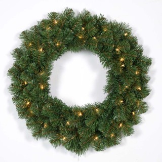 Couronne de Noël artificielle en branche de pin