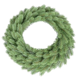 Couronne de Noël artificielle en branche de pin