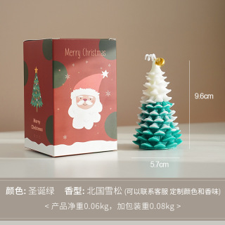 Candela profumata a forma di albero di Natale, regalo per una ragazza