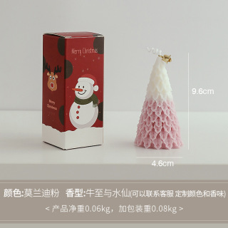 Regalo di candela profumata a forma di albero di Natale