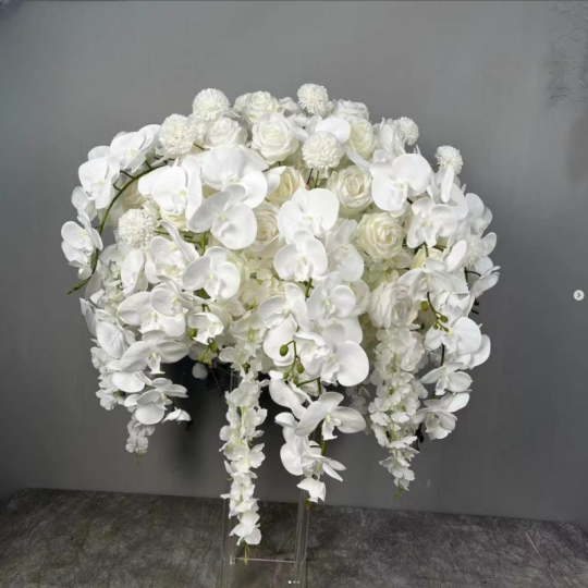 रोमांटिक कृत्रिम फूल बॉल