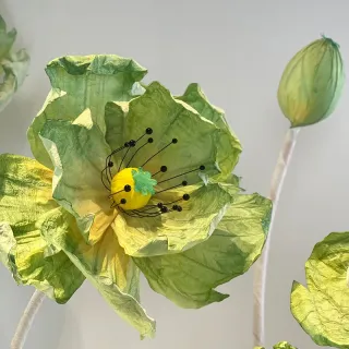 Green Prop Paper Giant Flower