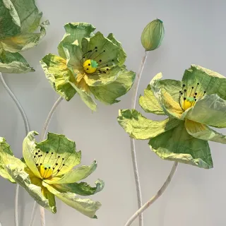 Green Prop Paper Giant Flower