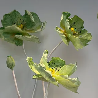 Green Prop Paper Giant Flower
