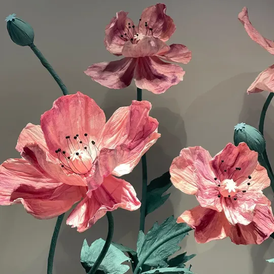 Fiore artificiale grande ornamentale di nozze