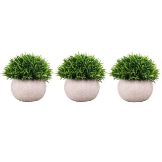 Mini pot de fleur en pierre de plante artificielle