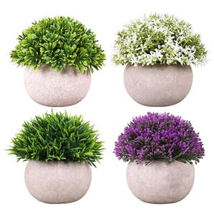 Mini pot de fleur en pierre de plante artificielle